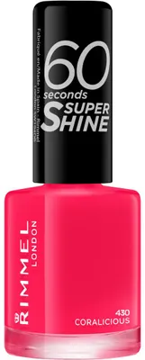 Productafbeelding van Rimmel London 60sec Supershine nagellak : 430 - Coralicious (1 stuk)