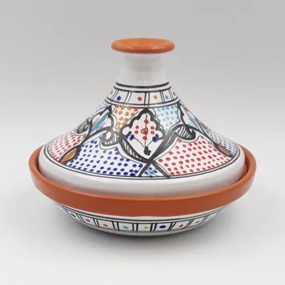 Obrázok produktu pre Individuálne rozšírené marocké farebné tajine - D 22 cm