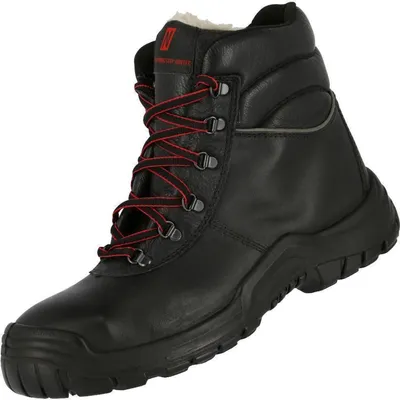 Produktbild von Nitras Power Step Mid + W Sicherheitswinterstiefel | Gr. 48 | Vollleder | schwarz