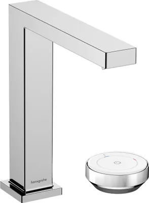 Zdjęcie produktu dla hansgrohe Tecturis E jednouchwytowa bateria umywalkowa 150, 2-otworowa, bez blokady odpływu, występ 158 mm, EcoSmart+, CoolStart, 73053000