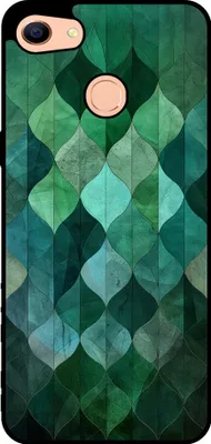 Produktbild von Smartphonica Telefon Fall geeignet für Oppo F5 mit grünen Blättern drucken - TPU Backcover Fall grünes Blatt-Design - Grün