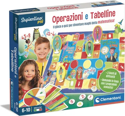 Image de Clementoni Sapientino Più 16596 Jeu de société éducatif
