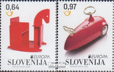 Produktbild von Briefmarken Slowenien 2015 Mi 1154-1155 (kompl.Ausg.) postfrisch Historisches Spielzeug