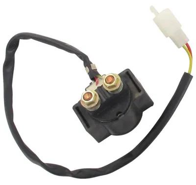 Produktbild von Starterrelais + Kabel 2+2-polig 12V 150A 2T/4T 730569 Anlasserrelais Startrelais Magnetschalter Kreidler Motorroller