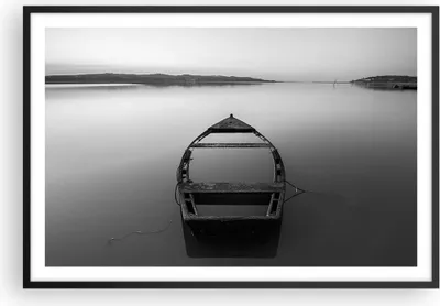Produktbild von Gerahmtes Poster - Schwarzer Rahmen - £ódŸ Einsamkeit Leere - 91,5x61 cm - Wand Bild - Wanddeko - Wandbilder - Kunstposter - Wandposter - Bilderrahmen - Bilder - Kunstdruck - P2BAA91x61-4932