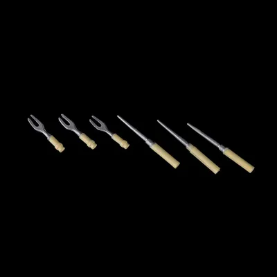 Produktbild von Miniatur Grill Zubehör & 1:6 Puppenhaus Grill Gabel (1 Set)