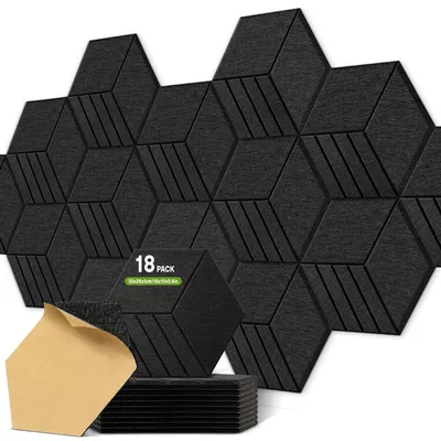 Obrázok produktu pre Akustická pena, 18 kusov, vysokoúčinná zvuková izolácia