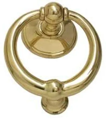 Productafbeelding van Gepolijste messing ring - diameter 110 mm