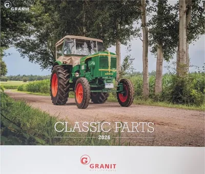 Produktbild von Granit Kalender Oldtimer Traktoren 2026 Landmaschinen Classic Parts (29,7 x 42 cm)
