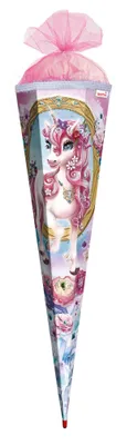 Immagine prodotto di ROTH 678883 ROTH Schultüte "Einhorn Beauty", eckig, 850 mm, Glitter
