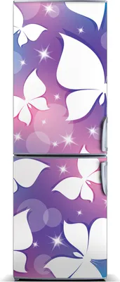 Produktbild von Tulup Kühlschrankdekoration - Magnetmatte - 70 cm x 190 cm - Magnet auf dem Kühlschrank - Schmetterlinge