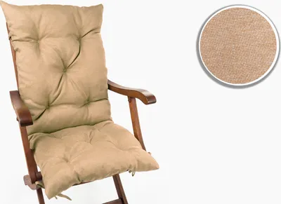 Produktbild von sunnypillow Bankauflage Stuhlkissen Bankkissen 50 x 50 x 50 cm Sitzkissen und Rückenkissen für Hollywoodschaukel Polsterauflage Auflage - Sandfarben