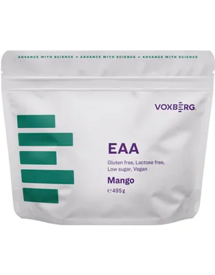 Produktbild von Voxberg EAA 495 g mango / EAA / Essentielle Aminosäuren in erfrischenden Geschmacksrichtungen
