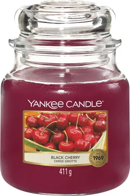 Zdjęcie produktu dla Yankee Candle 10.00114.0035-1 Wosk świeca Inne Wiśniowe (owoce) Czerwony, przezroczysty 1 pc