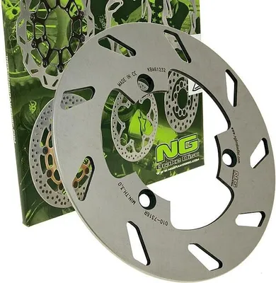 Produktbild von NG Bremsscheibe 010 - 185 / 80 / 3,5mm 3 Loch kompatibel mit Rieju RR Spike Drac 2 50 ccm