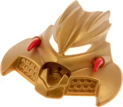 Produktbild von 1x Lego Bionicle Figur Maske Olmak perl gold Kanohi Mask 8734 8624 4279763 53583