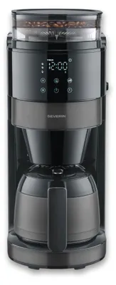 Image de Cafetière filtre isotherme 8 tasses 900w noir - Severin - 4831 -