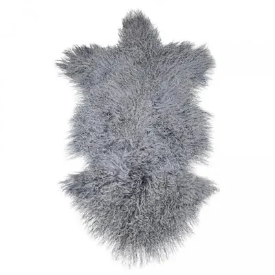 Produktbild von Heitmann Felle Tibet-Lammfell Grau Größe ca. 100 cm 619GR