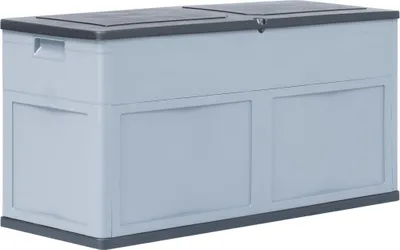 Produktbild von Garten-Aufbewahrungsbox 320 L Grau Schwarz