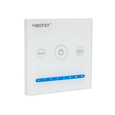 Zdjęcie produktu dla Ściemniacz ścienny LED jednokolorowy 12/24V DF RF MiBoxer P1