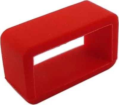 Produktbild von Silikon-Schlaufe rot 14mm für Uhrenarmbänder aus Silikon 28984