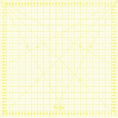 Obrázok produktu pre Rastrové pravítko 38x38cm M3838-YW žlté