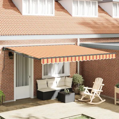 Image de vidaXL Cadre d'auvent multicolore 400 x 300 cm
