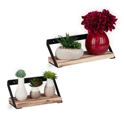 Produktbild von relaxdays Schweberegal 2er-Set