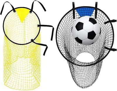 Immagine prodotto di Porte da calcio per bambini, 2 pezzi, 55 x 70 cm, 45 x 60 cm, con cinghie regolabili, porte da calcio per allenamenti e coaching