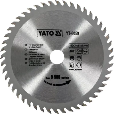 Obrázek produktu pro Pilový kotouč z tvrdokovu 160x20mm 48Z
