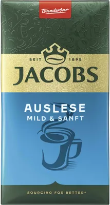 Immagine prodotto di Selezione di caffè filtro Jacobs Mild & Gentle | macinato | 500g