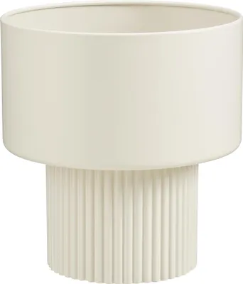 Obrázek produktu pro Mica Decorations Lux květináč – květináč pro květiny a pokojové rostliny – pro vnitřní použití – výška 33 cm x průměr 31,5 cm – železo – smetanová barva