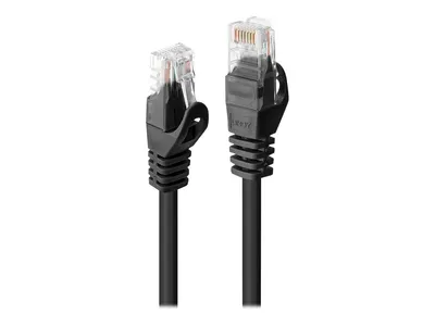 Produktbild von LINDY Patchkabel Cat6 U/UTP Basic schwarz 0.50m