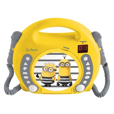 Produktbild von LEXIBOOK CD-Player Karaoke inkl.2Mikrofone Batt Ich-einfach Unverb. RCDK100DES