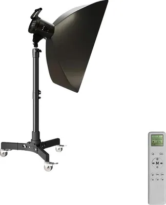 Obrázek produktu pro Světelný stativ, skládací design, výškově nastavitelný, 76 cm, 1 sada stojanu