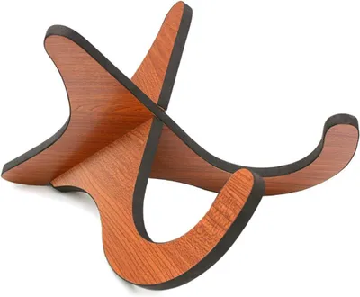 Zdjęcie produktu dla Składana drewniana podstawka do ukulele, mandoliny, skrzypiec i banjo