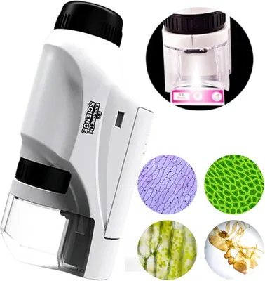 Obrázek produktu pro Kapesní mikroskop Přenosný vzdělávací dárek pro děti 60/120x