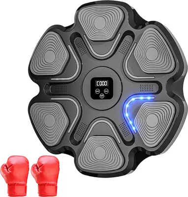 Zdjęcie produktu dla Maszyna bokserska z muzyką, maszyna bokserska z muzyką, uchwyt ścienny do domowej maszyny bokserskiej z muzyką, elektroniczna maszyna bokserska z muzyką, sprzęt do treningu bokserskiego z ręką bokserską