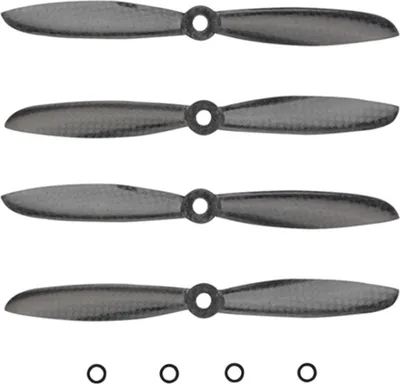 Immagine prodotto di 2 coppie di eliche in fibra di carbonio 6045 CW CCW per 250 Mini Quadcopter