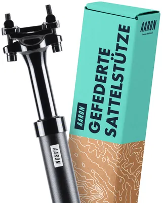 Produktbild von AARON Shock Federsattelstütze mit 31,6 mm Durchmesser - Schwarz