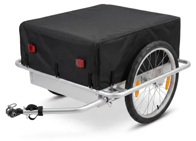 Produktbild von Fahrradanhänger Transportanhänger Cargo Trailer - Red Loon Cargo T4 - Fahrrad Transport Anhänger - Alu Wanne - Aluminium Felgen - 144 Ltr  - Premium