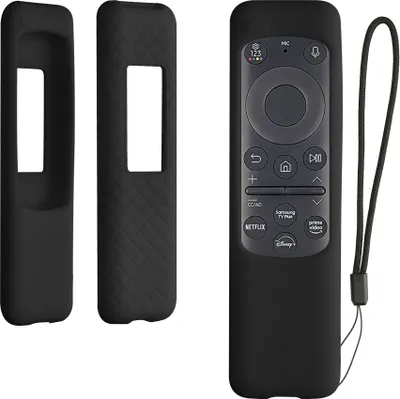 Produktbild von kwmobile Hülle Fernbedienung kompatibel mit Samsung BN59-01432A / BN59-01432J / TM2360e Hülle - Silikon Case für TV Zubehör in Schwarz