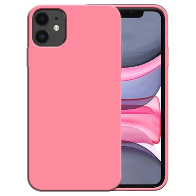 Produktbild von Smartphonica Silikonhülle für iPhone 11 Hülle mit weicher Innenseite - Pink