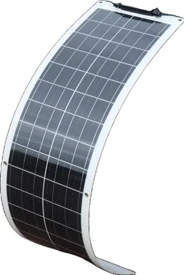 Obrázek produktu pro 50W flexibilní solární panel, monokrystalický křemík, kompaktní rozměry, 50w flexibilní bílý