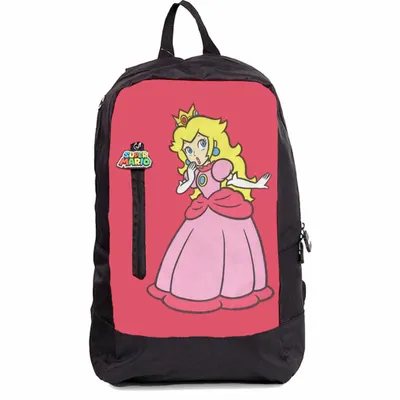 Obrázok produktu pre Plecak NINTENDO Super Mario Bros Księżniczki Peach 40cm - Oficjalny Produkt