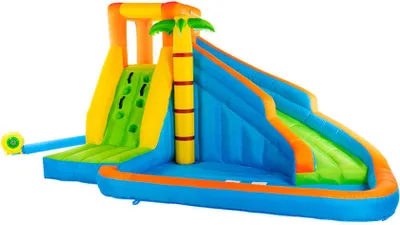 Produktbild von HOME DELUXE- Aufblasbare Hüpfburg VIVI - 400x 300 x 225 cm - inkl. Gebläse und Zubehör, UV-Beständig I Spielburg Springburg Hüpfschloss