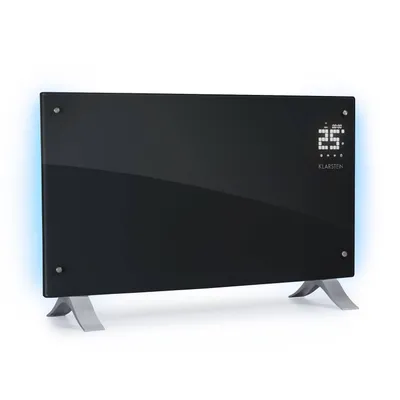 Produktbild von Klarstein Elektroheizung, Konvektor-Heizung Freistehend oder Wandmontage, Mobile Elektroheizung Energiesparend, Leise Heizung Elektrisch, Standgerät Heizkörper Elektrisch mit Thermostat, 2000 Watt