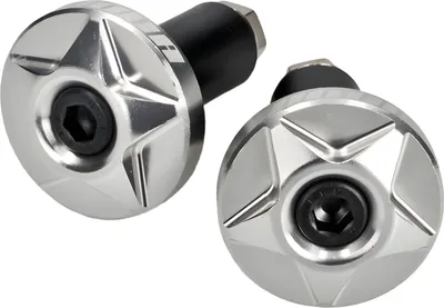 Produktbild von Voca Racing Lenkerende Lenkergewicht Vibrationsdämpfer CNC silber 14 mm