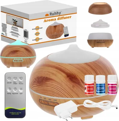Produktbild von 4-In-1-Ultraschall-Luftbefeuchter Mit Ionisierung, Aromatherapie Und Fernbedienung