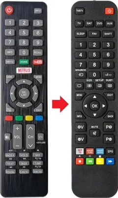 Produktbild von Fernbedienung passend für HYUNDAI HYTVS55UH002 | HYTVS55UH003